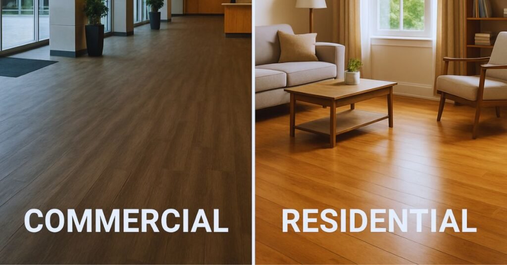 Commercial vs Residential Flooring
