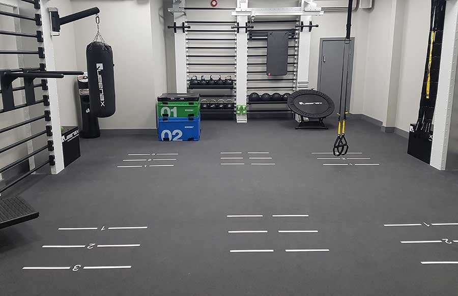 Get durable garage gym floor tiles in dubai