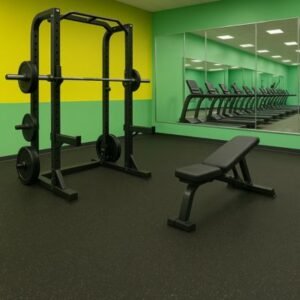 Smooth-Textured Gym Flooring in Dubai