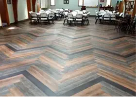 Custom Printed LVT Flooring