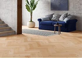 Classic parquet flooring