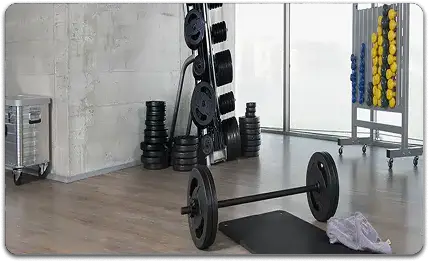 Commercial GYM Flooring Dubai Work