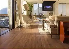 Living Room SPC Flooring Dubai