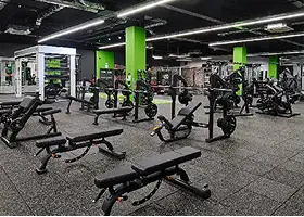Black Rubber Gym Flooring