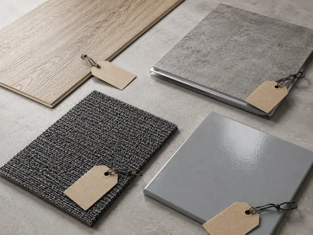 Commercial flooring cost ranges in AED per sqm for UAE projects